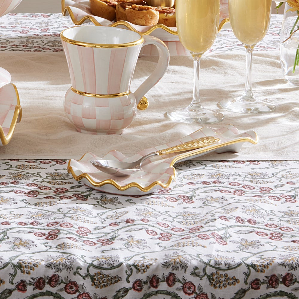 Check Ceramic Spoon Rest | MacKenzie-Childs