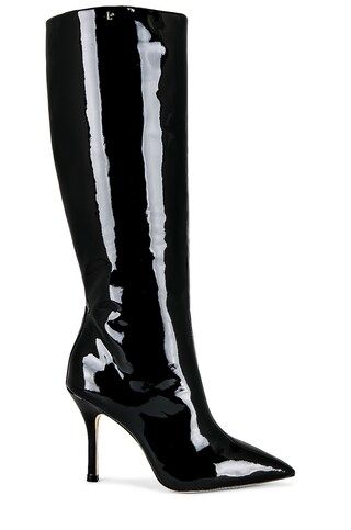 Larroude Kate Boot in Patent Black from Revolve.com | Revolve Clothing (Global)