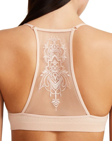 THE ELLA MESH BRALETTE TAN | Steve Madden (US)