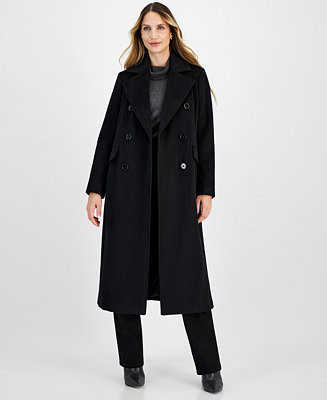 MICHAEL Michael Kors Women's Double-Breasted Maxi Coat - Macy's | Macy's