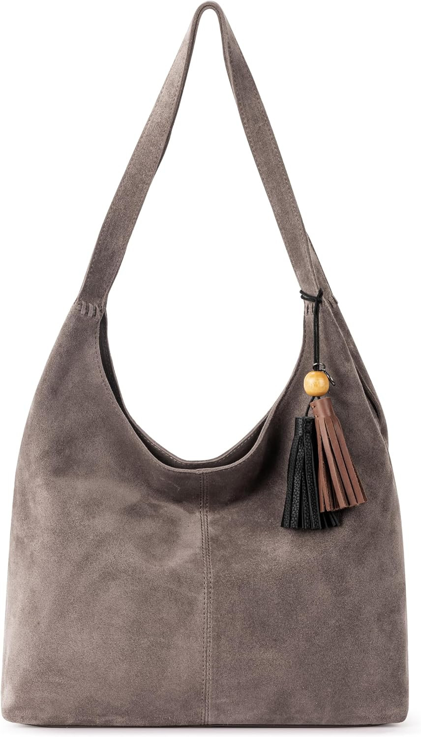 The Sak Huntley Leather Hobo Bag - Large Double Strap Shoulder Purse | Amazon (US)