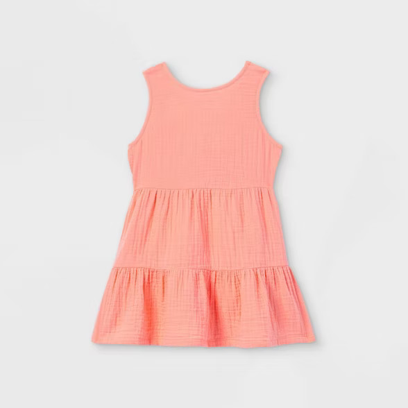 Toddler Girls' Tiered Tank Dress - Cat & Jack™ | Target