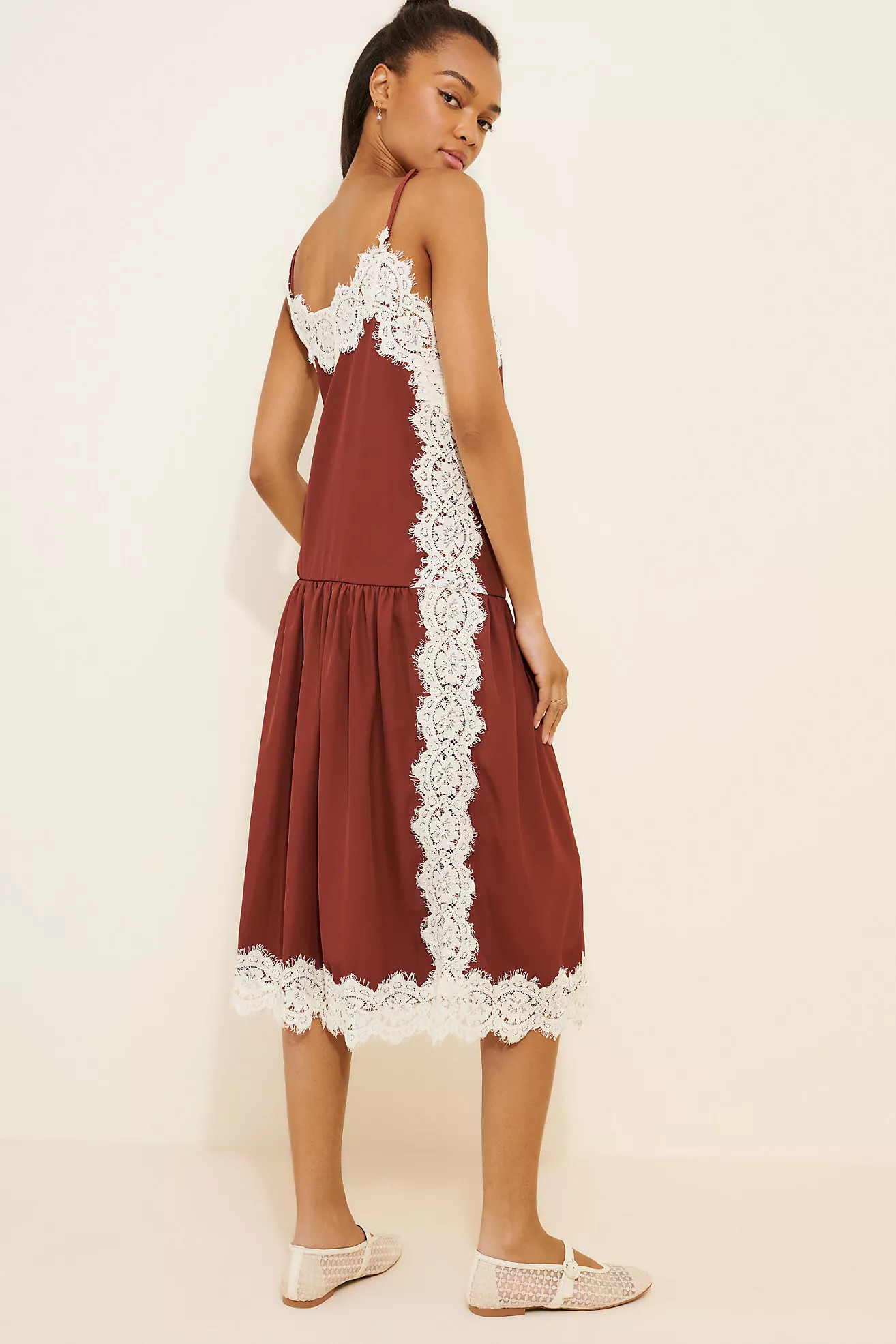 Avantlook Lace Camisole Dress | Anthropologie (US)