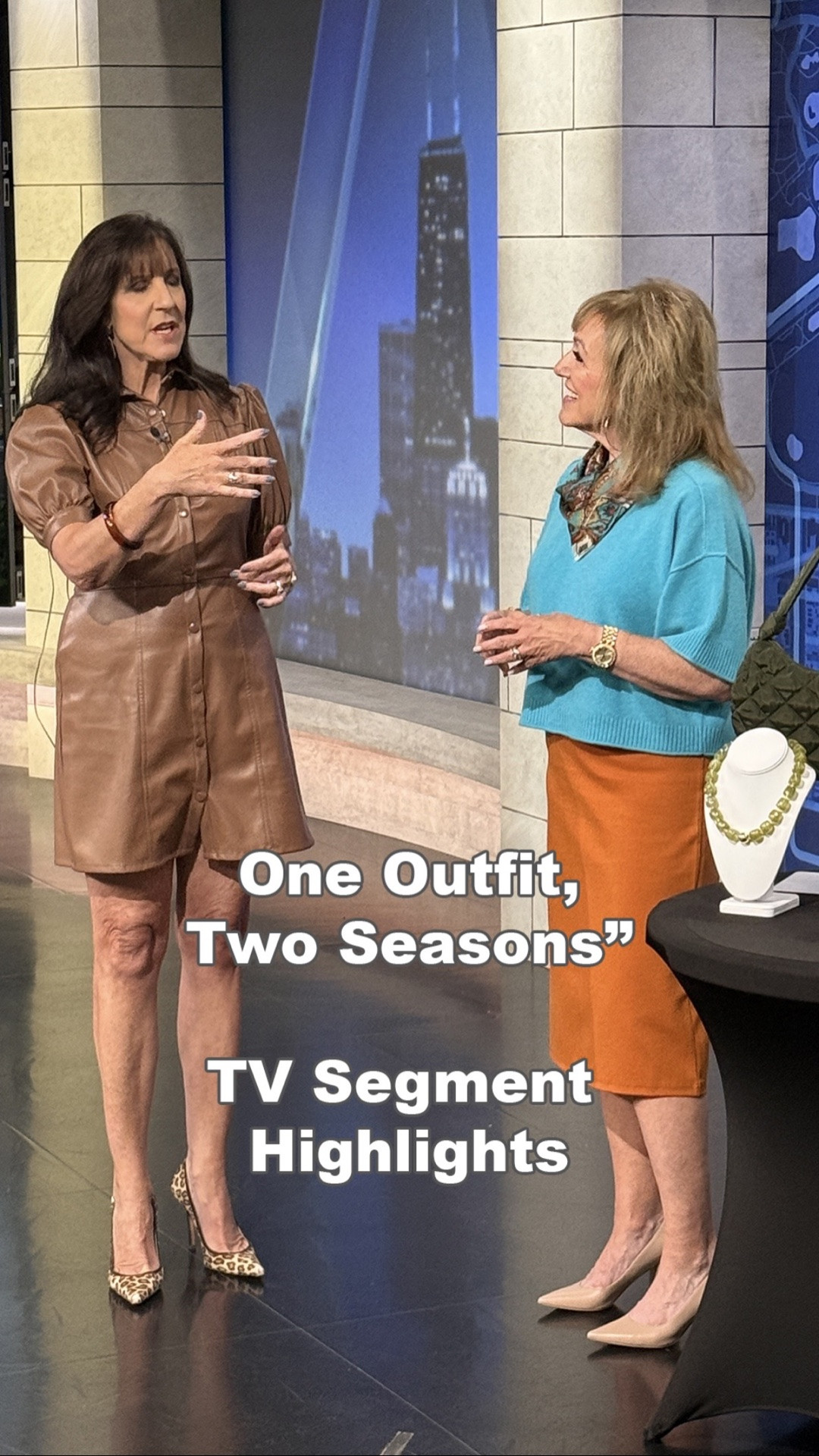 Here are the highlights of my TV segment on WGN-TV. All the outfits (including mine) are shoppable!

The chocolate and blue striped top is from Altar’d State, not on LTK. You just have to copy and paste. 

https://www.altardstate.com/as/clothing/tops/blouses/selah-stripe-asymmetrical-top/1006127755.html?gad_source=1&gad_campaignid=17338821487&gbraid=0AAAAACqIYejjEOTmUesM2T1uSIqiiahv6&gclid=Cj0KCQjwv4XUBhDBARIsAE6bQUSr_x6KtnUEIGS0-TCGEGUcRyuVF1sEazWv2BU1Gf0JWDr0T7T3etoaAifVEALw_wcB

#LTKootd #LTKSeasonal #LTKOver40