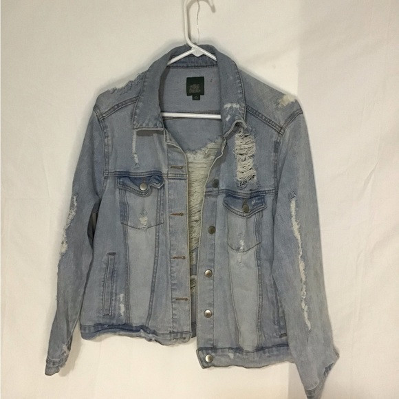 Wild Fable Women Distressed Retro Jean Jacket | Poshmark
