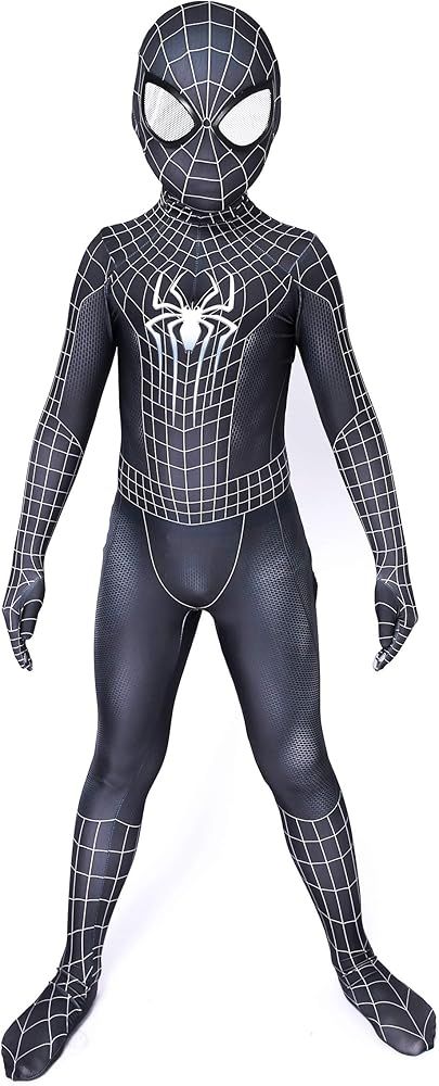 Riekinc Kids Spandex Zentai Bodysuit Superhero Halloween Cosplay Costumes | Amazon (US)