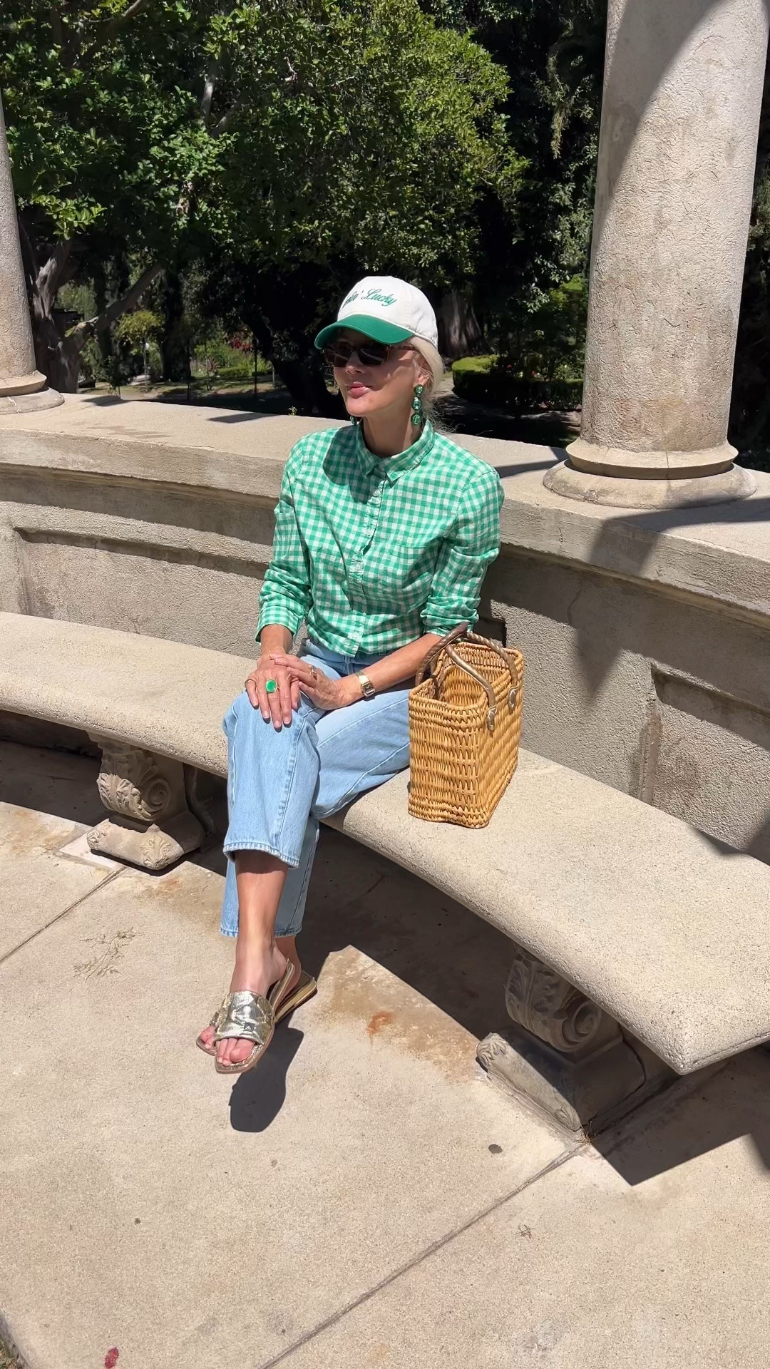 Copy my look. Keep the tones in blues and greens for a seamless look with jeans! Make aure there is metal and some sparkle! Linking to things you’d LOVE!

#LTKdayinmylife #LTKOver40