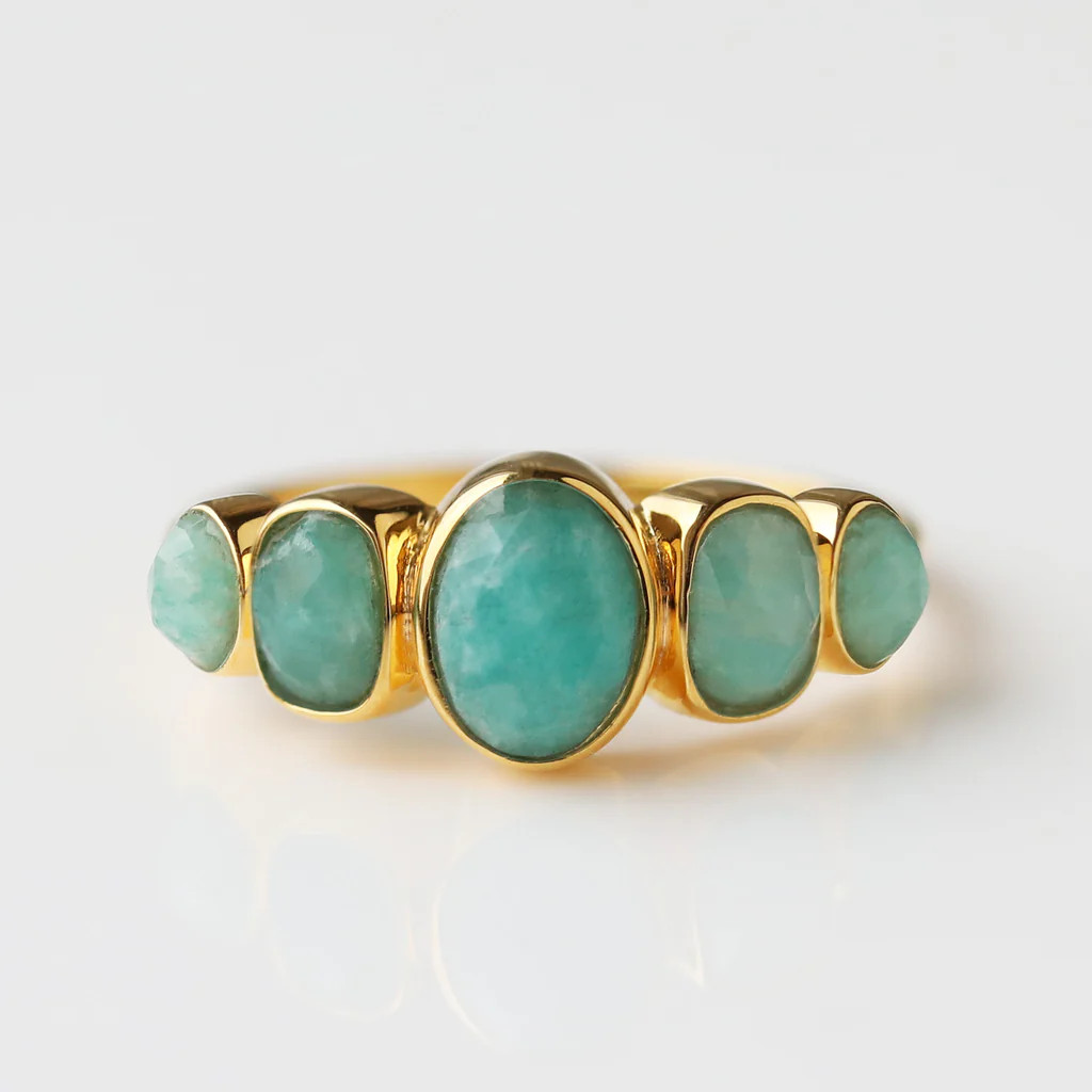 Noa Amazonite Ring | Carrie Elizabeth