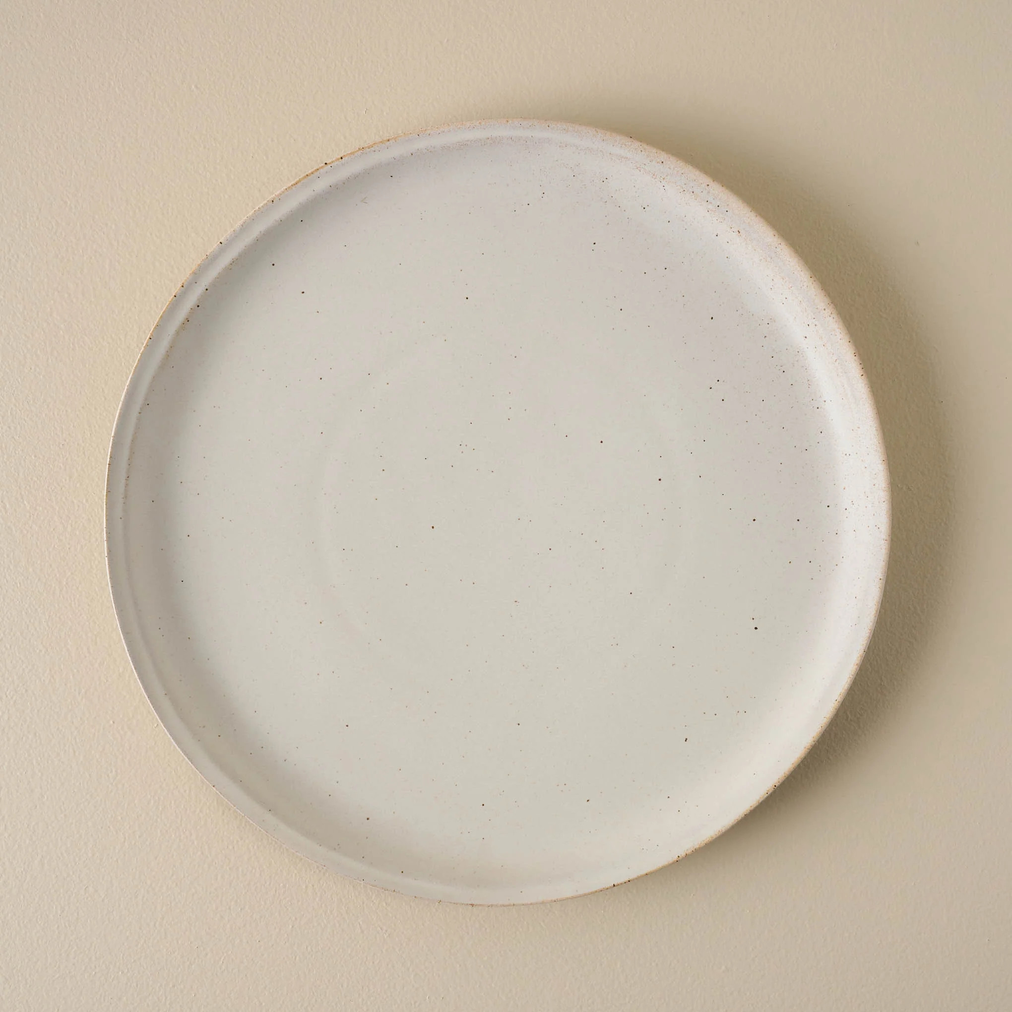 French White Speckle Plate | Magnolia