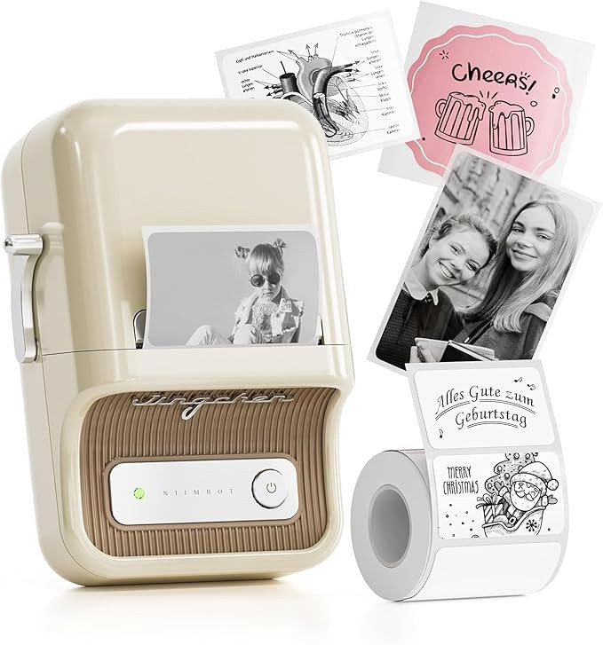 NIIMBOT B21 Label Maker, 2 Inch Portable Thermal Label Printer, Label Maker Machine with Tape, Co... | Amazon (US)