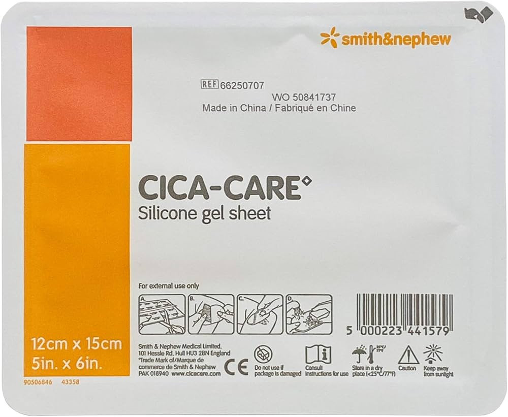 Cica-Care Silicone Gel Adhesive Sheet (5" x 6") | Amazon (US)