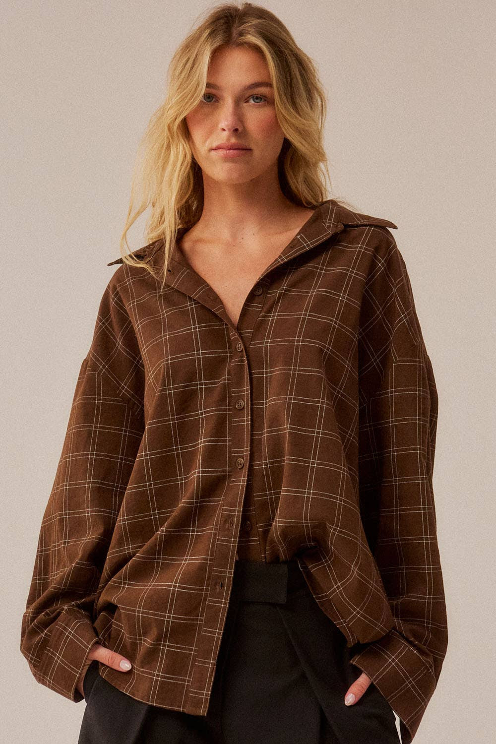 Teagan Plaid Button-Up | Shop.app