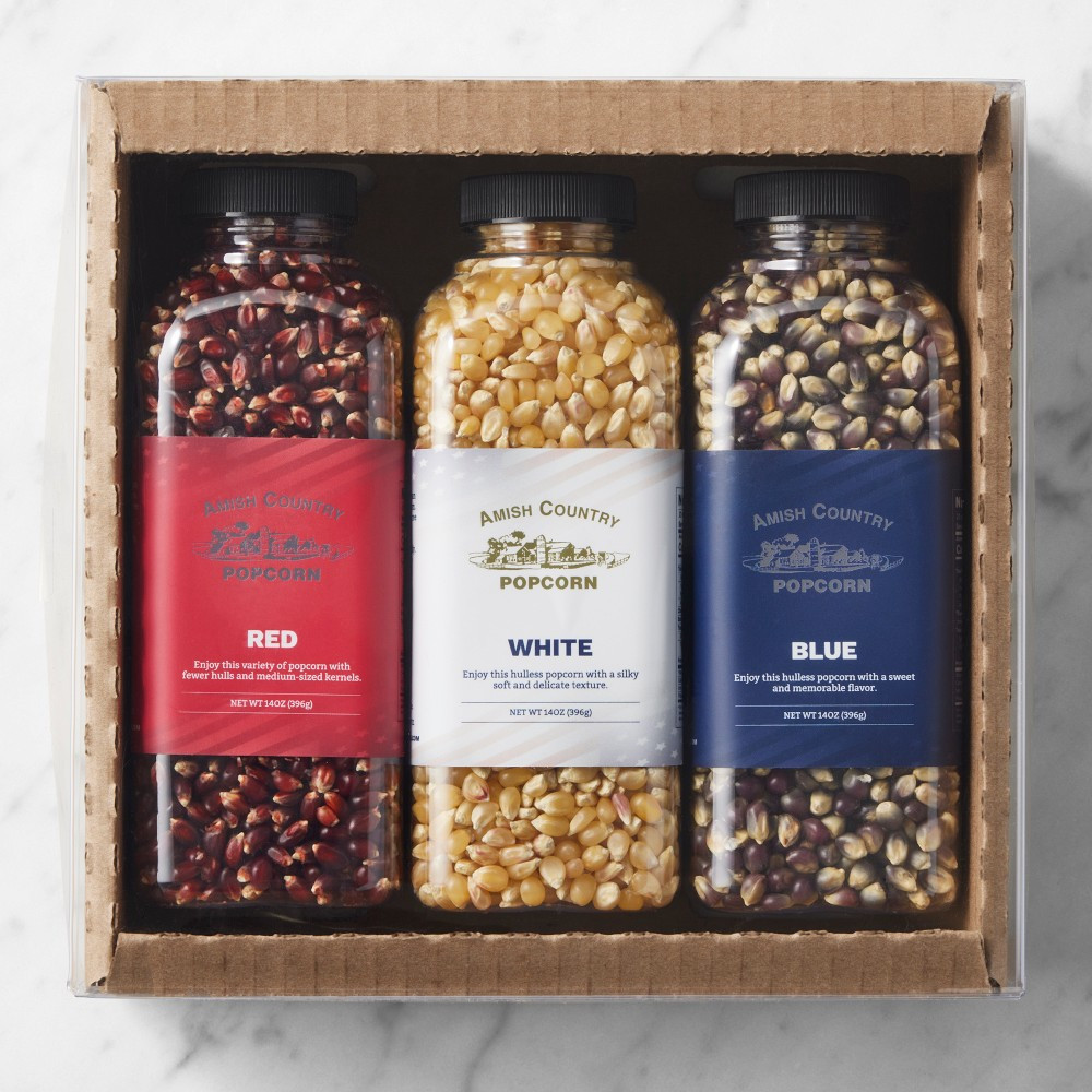Williams Sonoma Americana Popcorn Gift Set | Williams-Sonoma