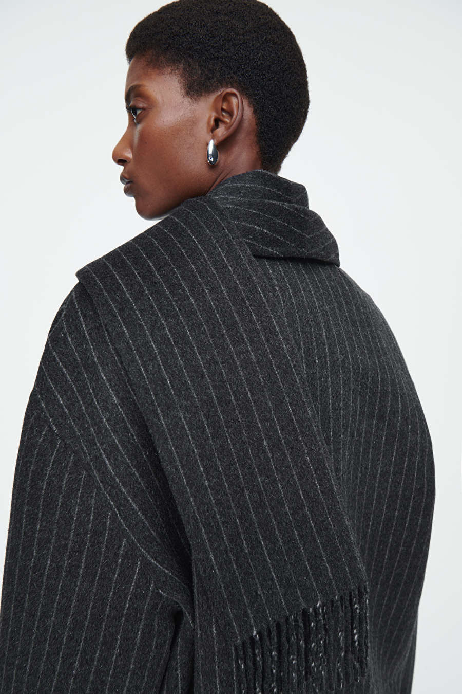 OVERSIZED WOOL-BLEND SCARF JACKET | COS UK