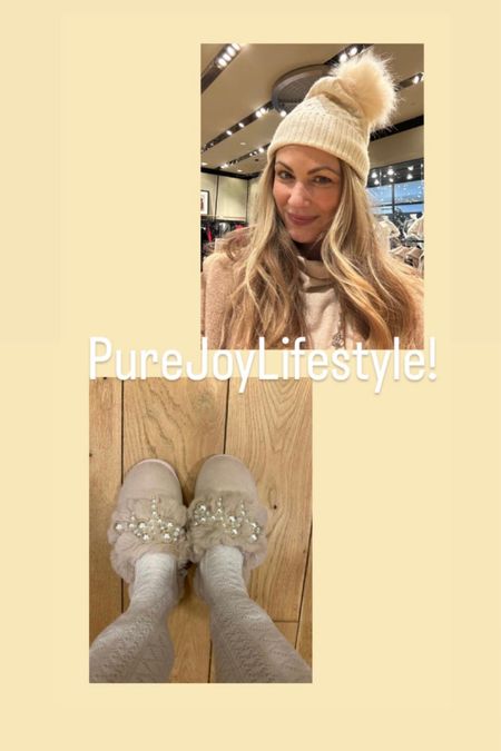 Price drop !!! These chic pearl slippers are now on sale for  1/3 of the price I paid for mine! #slippers #fauxfur #fauxfurslippers #shoes #cozyslippers #pearlslippers 

#LTKshoecrush #LTKunder50 #LTKSeasonal