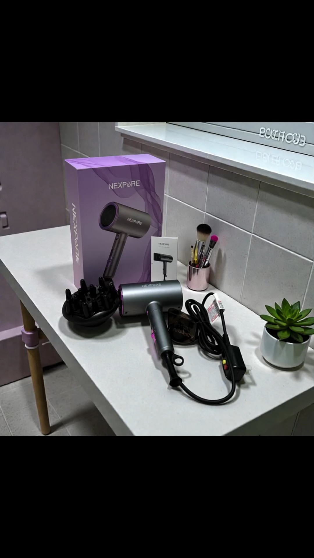 Blow dryer with diffuser and concentrator attachments
Powerful wind hair dries twice as fast as ordinary hairdryer. It also has cold air button and three temperature settings two speeds. I absolutely love the foldable design. It makes it suitable for home or travel safe space in easy to store comes in a beautiful gift box for gifting to family and friends. Gray metallic paint is scratch resistance, finger resistant smooth texture.

Link 

https://pboost.me/YQackY6

#hair #hairdryer #diffuser #travel #rjkunjan #2025 #keepsmiling #holiday #hairday

#LTKGiftGuide #LTKgrwm #LTKHoliday