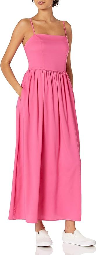 Amazon Brand - Goodthreads Women's Georgette Smock-Back Cami Maxi Dress | Amazon (US)