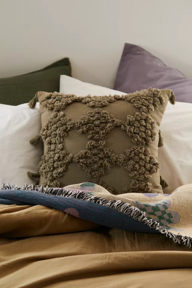 Eden Tufted Throw Pillow | Urban Outfitters (US and RoW)