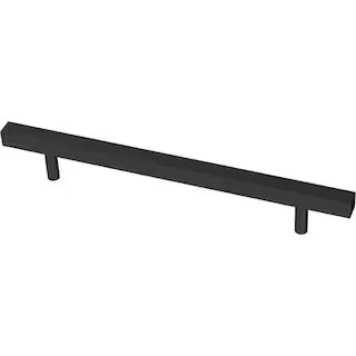Liberty Square Bar 6-5/16 in. (160 mm) Matte Black Cabinet Pul(12-Pack) P37282C-FB-K1 - The Home ... | The Home Depot