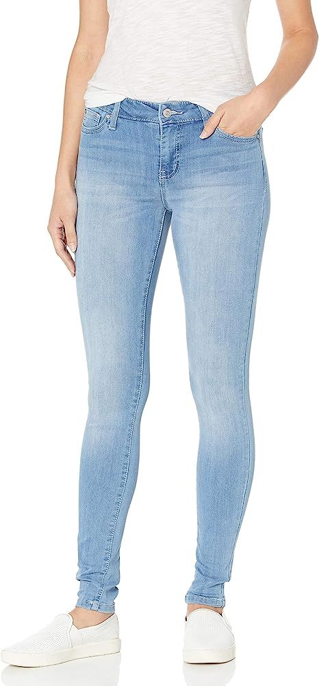 Celebrity Pink Jeans Women's Infinite Stretch Mid Rise Skinny Jean | Amazon (US)