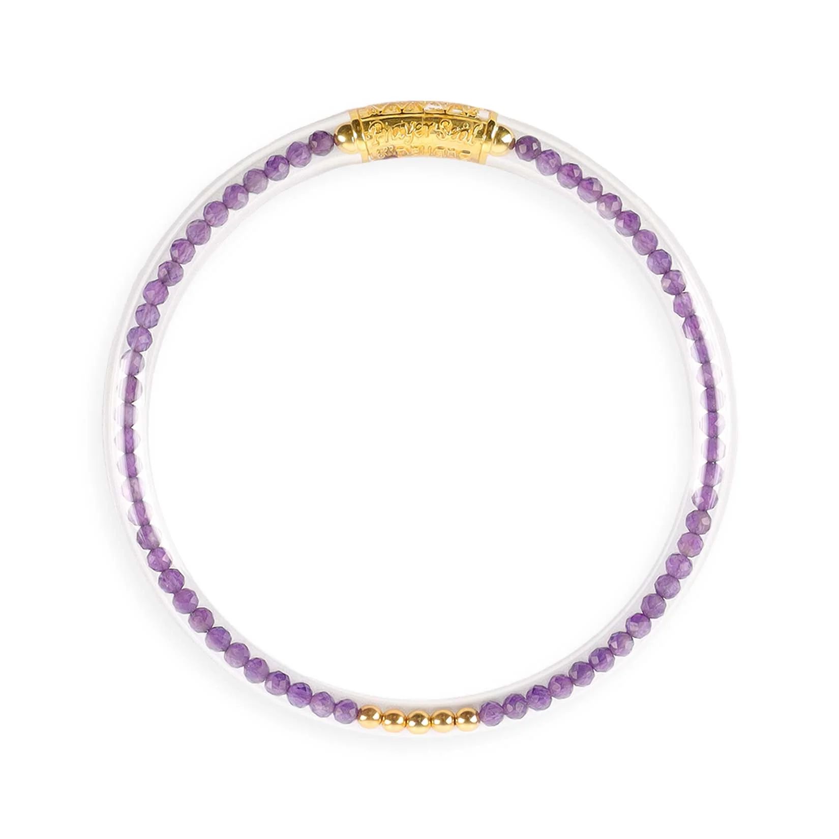 Amethyst Luxe All Weather Bangle®(AWB®) - Serenity Prayer | BuDhaGirl