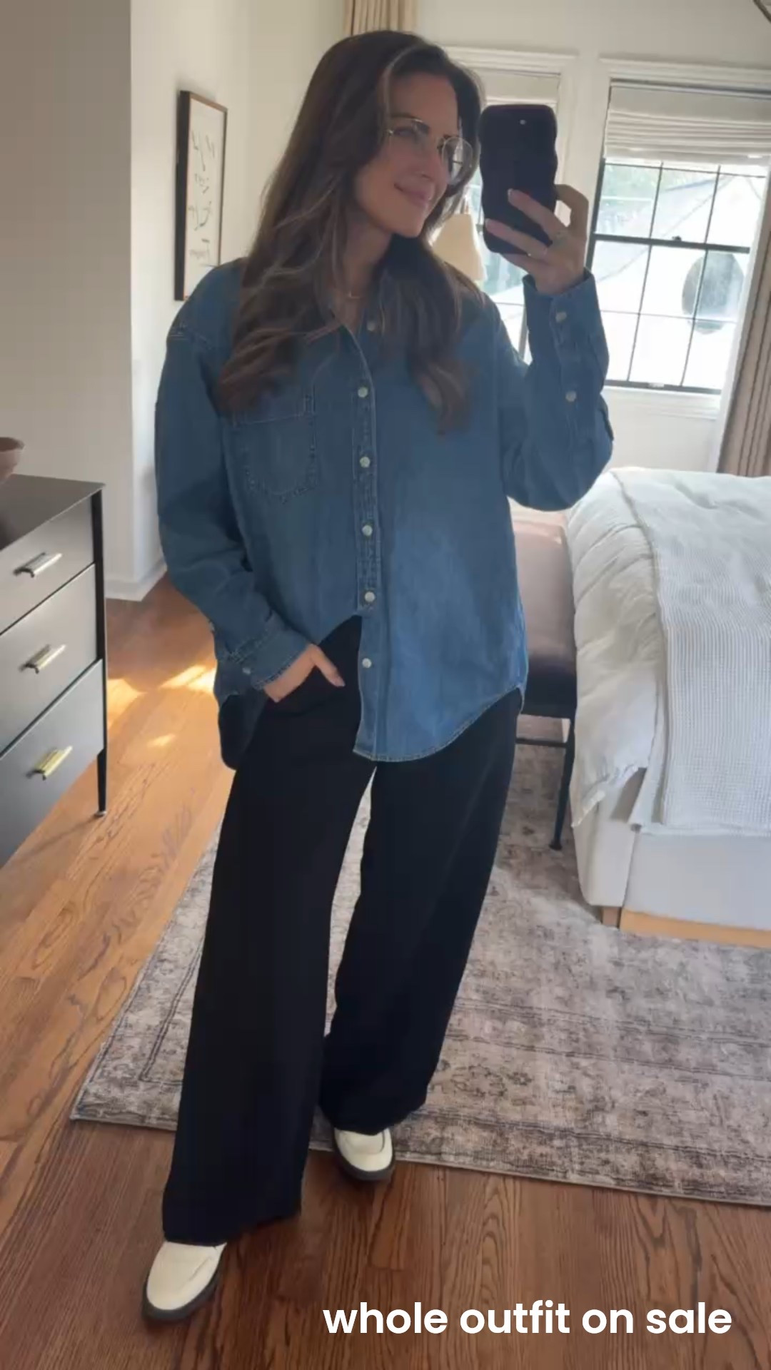 ARITZIA HAUL✨ up to 50% off everything
Pants - small
Denim shirt - small



#LTKSaleAlert #LTKootd #LTKgrwm