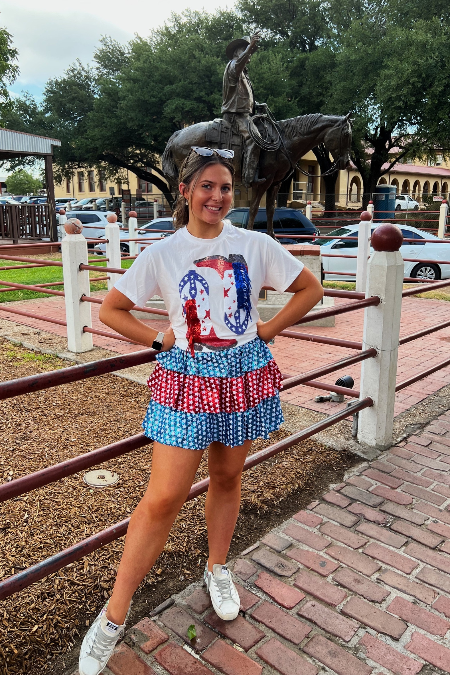 Having a blast at the rodeo! You can’t find an outfit more “Texas” than this! 

#LTKstyletip #LTKSeasonal