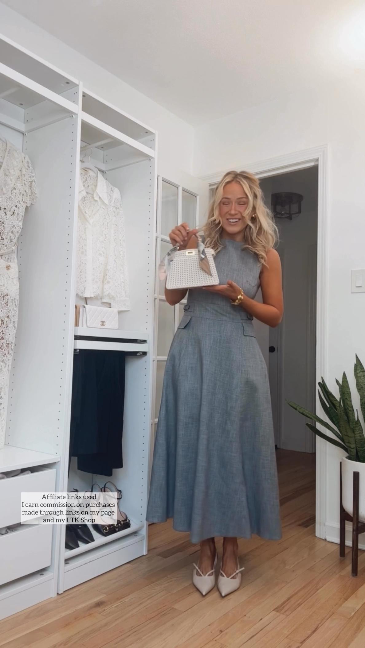 Work dress that also could be worn for other occasions like a graduation, Mother’s Day, baby shower, wedding shower, church, or brunch!