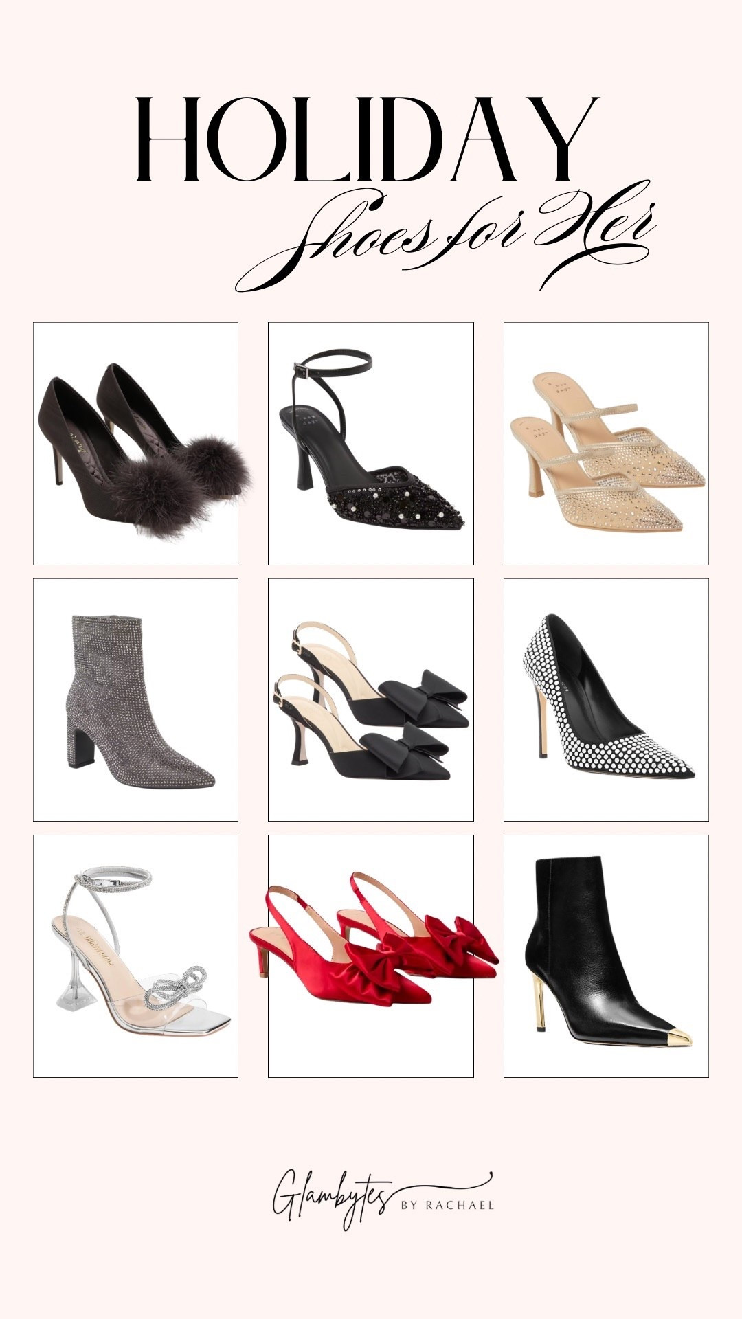 Holiday shoes you’ll want to wear all season! Sparkle, bows, glam details, and classic black pairs perfect for parties, dinners, and NYE 👠✨

holiday shoes for her, womens holiday heels, christmas party shoes, nye outfit shoes, sparkly heels womens, bow heels women, festive shoes women, holiday outfit ideas, dressy heels amazon, glam shoes women, fashion heels holiday, winter party shoes, womens boots holiday, trendy heels 2025, gift ideas for her shoes

#LTKHoliday #LTKSeasonal #LTKFindsUnder100