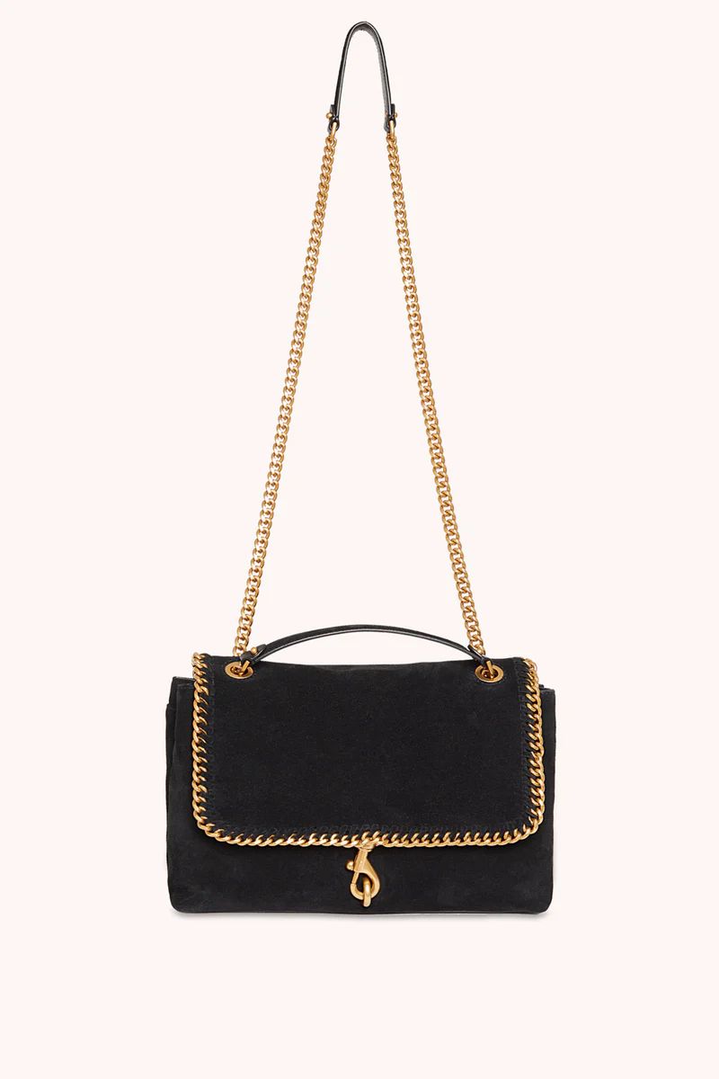 Edie Flap Shoulder Bag With Woven Chain | Rebecca Minkoff US