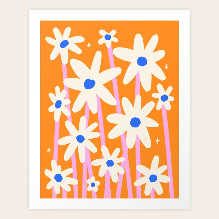 Daisies In Bloom Art Print | Society6