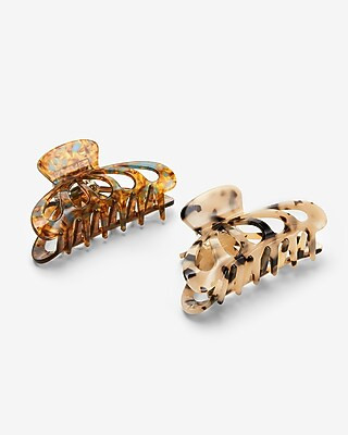 Set Of 2 Butterfly Claw Clips | Express