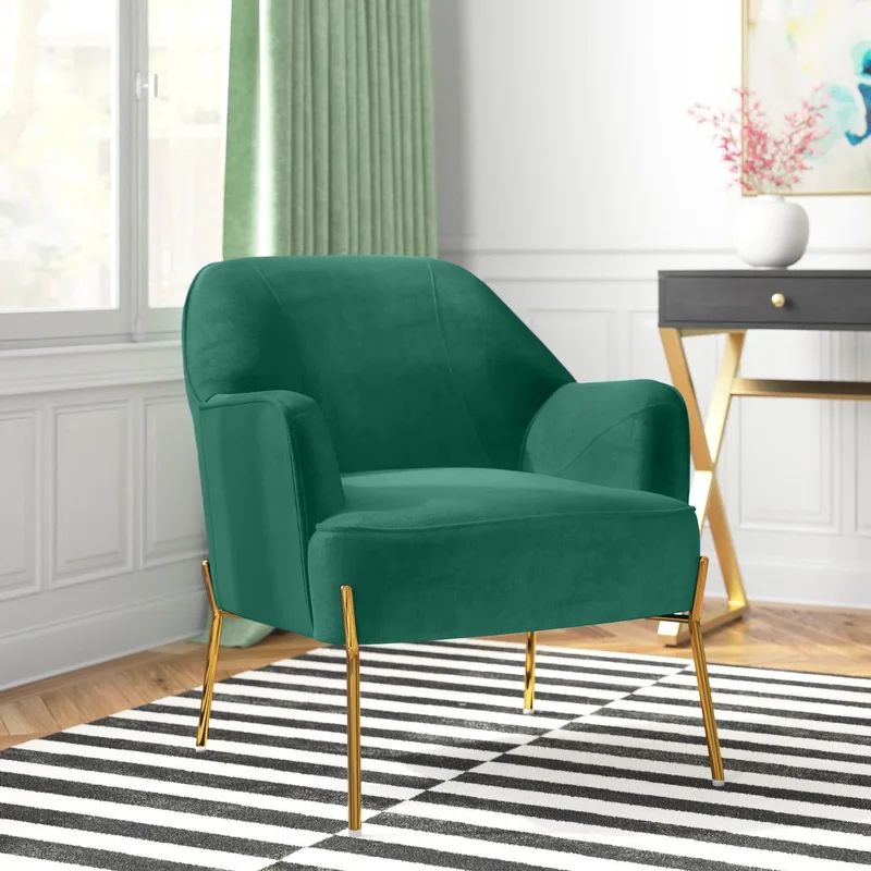 Cleo 26'' Wide Velvet Armchair | Wayfair North America