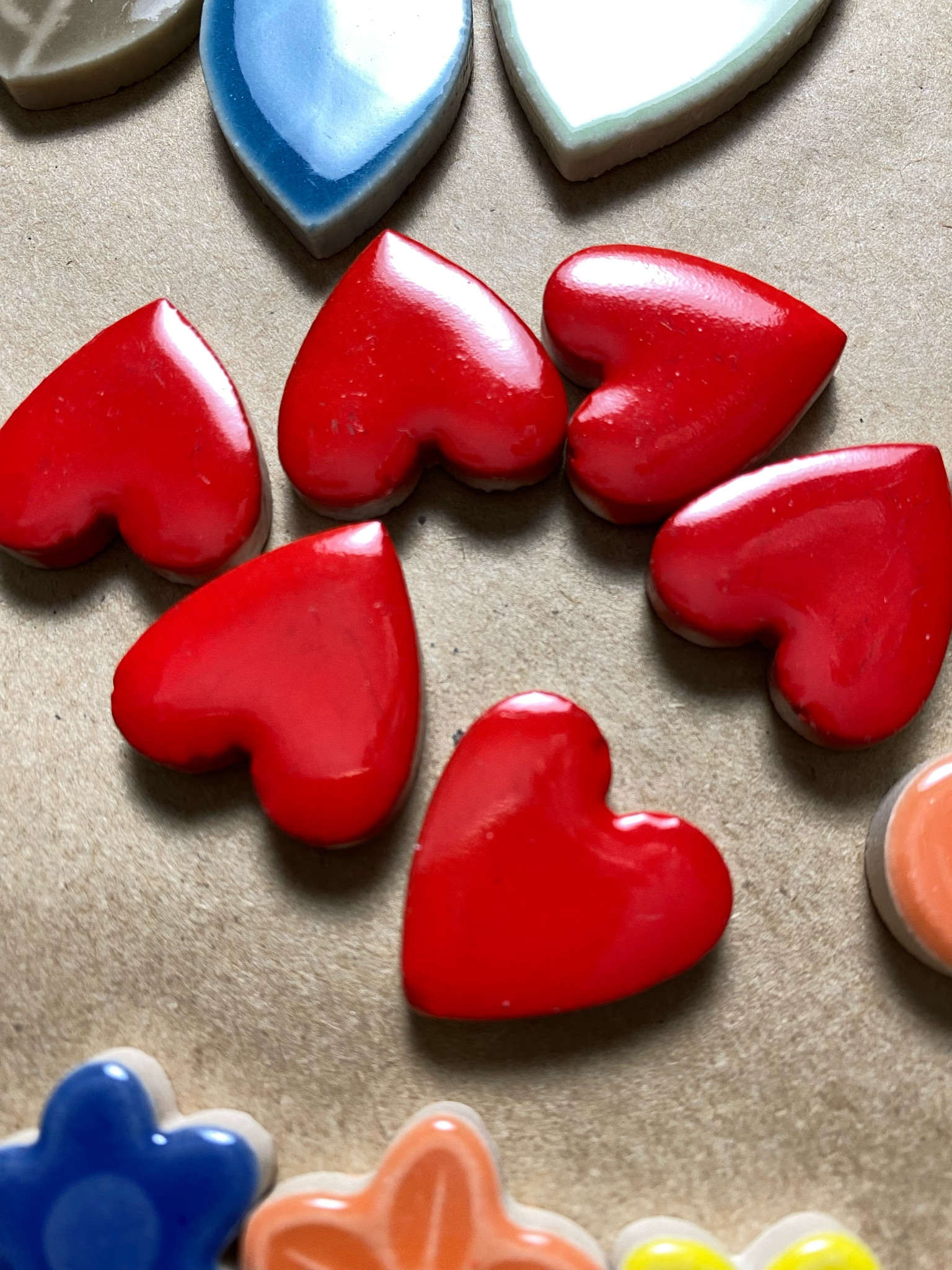 Sharing red heart ceramic tile to use in your crafts and mosaic art. ❤️ For mosaic tips, tutorials, inspiration, and so much more please visit my YouTube channel: YouTube.com/julieweilbacher. Follow @julieweilbacher on Instagram for all things mosaic art. #ceramicheart #redheartart #mosaic #tileart #tilecrafts #hearttile 

#LTKFindsUnder50 #LTKHome