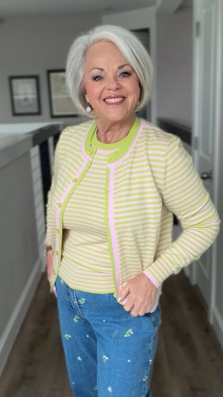 Honestly, I think this might be my favorite spring outfit so far! 🌸 The bright colors are so cheerful, and can we take a moment for these darling jeans?
Ladies, I did have to size down to a 6 (they run a bit large), but they are incredibly comfortable. I love styling them with these tan loafers—the color is perfect for spring.
What I really can’t believe is how expensive this outfit looks… when it’s actually super affordable and from @walmart. ✨

#LTKOver40 #LTKMidsize #LTKootd