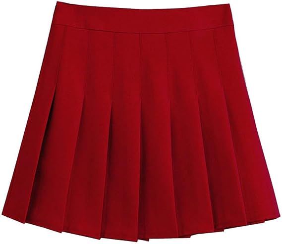 Women's High Waist A-Line Pleated Mini Skirt Short Tennis Skirt | Amazon (US)