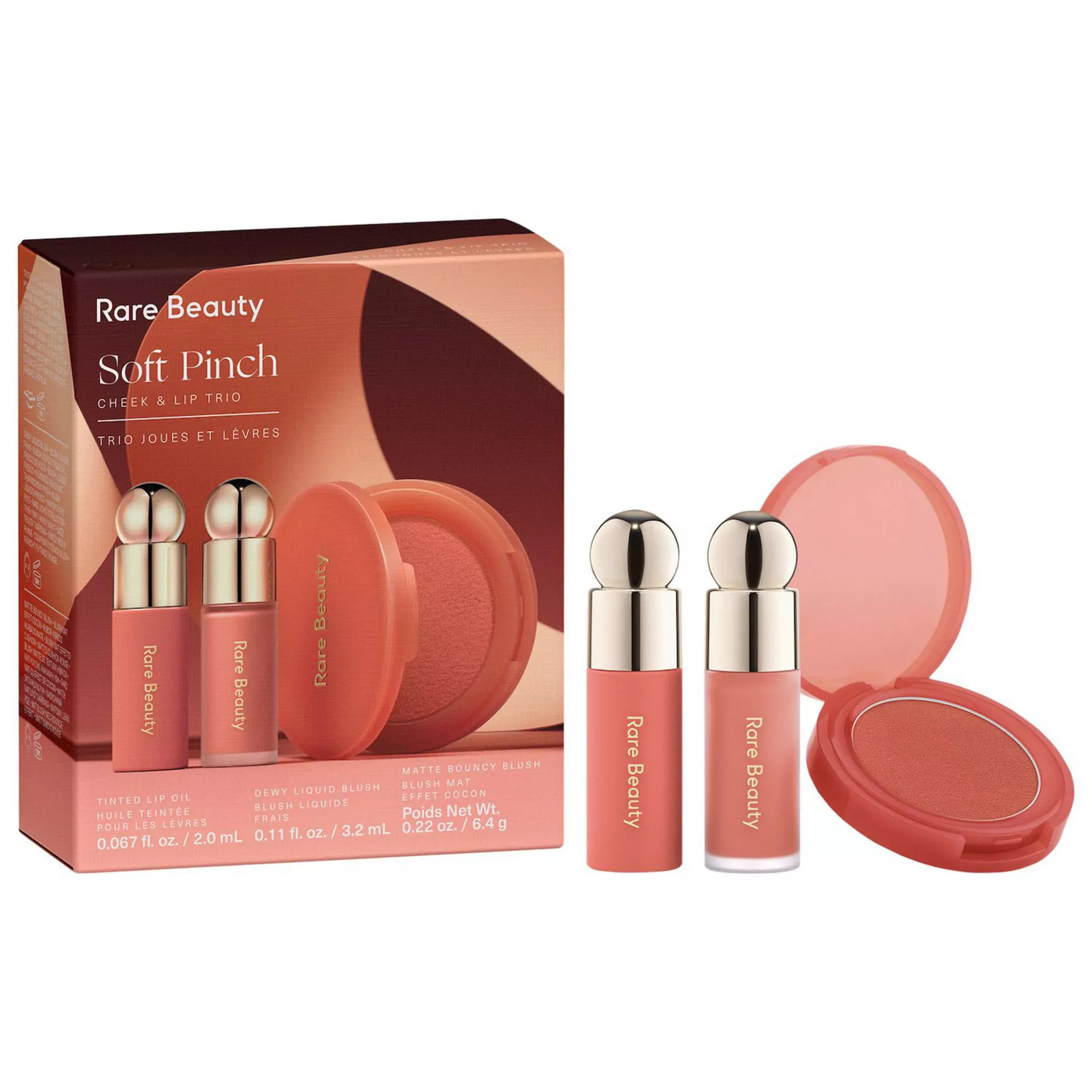Rare Beauty by Selena Gomez Soft Pinch Cheek &amp; Lip Trio Makeup Gift Set | Kohl's