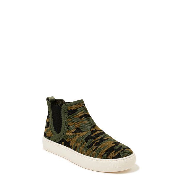 Time and Tru Women's Knit High Top Sneaker - Walmart.com | Walmart (US)