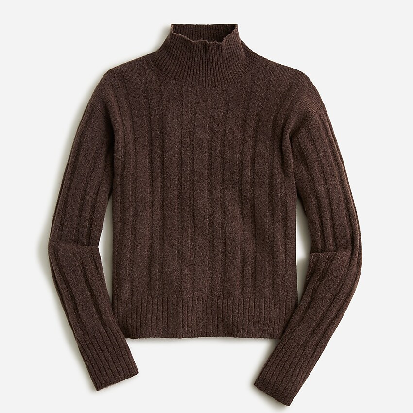 Ribbed mockneck sweater in Supersoft yarn | J. Crew US