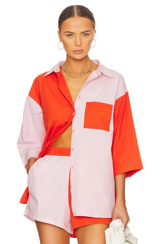 It's Now Cool The Vacay Shirt in Candy from Revolve.com | Revolve Clothing (Global)