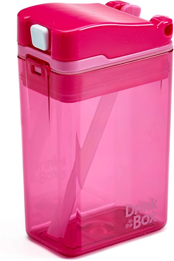 Precidio Design Drink in the Box Eco-Friendly Reusable Drink and Juice Box Container, 8 ounce (Pi... | Amazon (US)