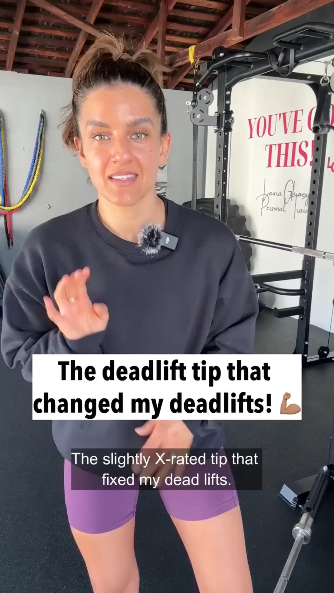 Sorry but also kind of not sorry for this deadlift tip but it really did help me!

#workoutmotivation #workouttips #personaltrainer #glutesworkout