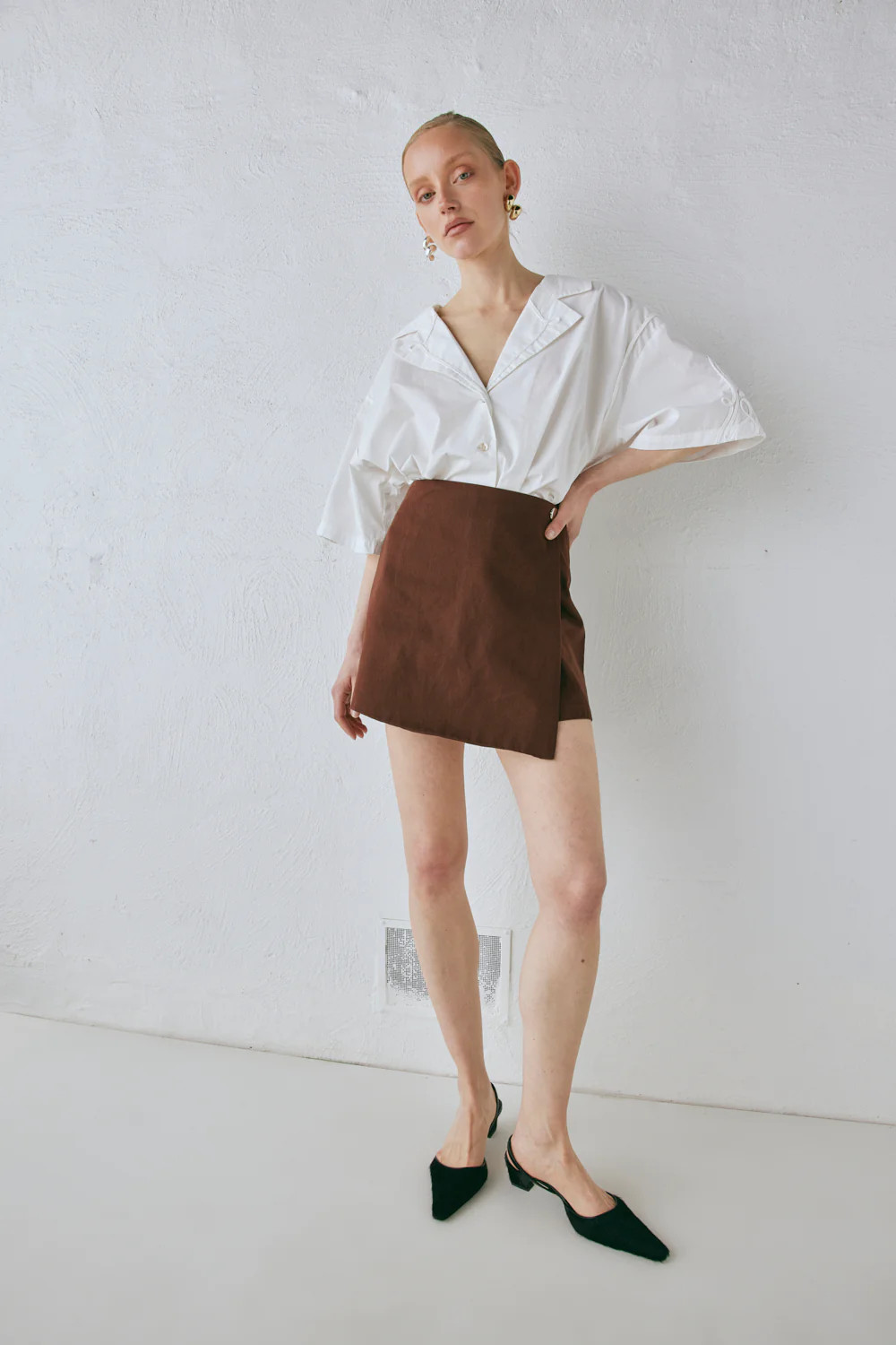 Cove Skort Chocolate | VRG Grl