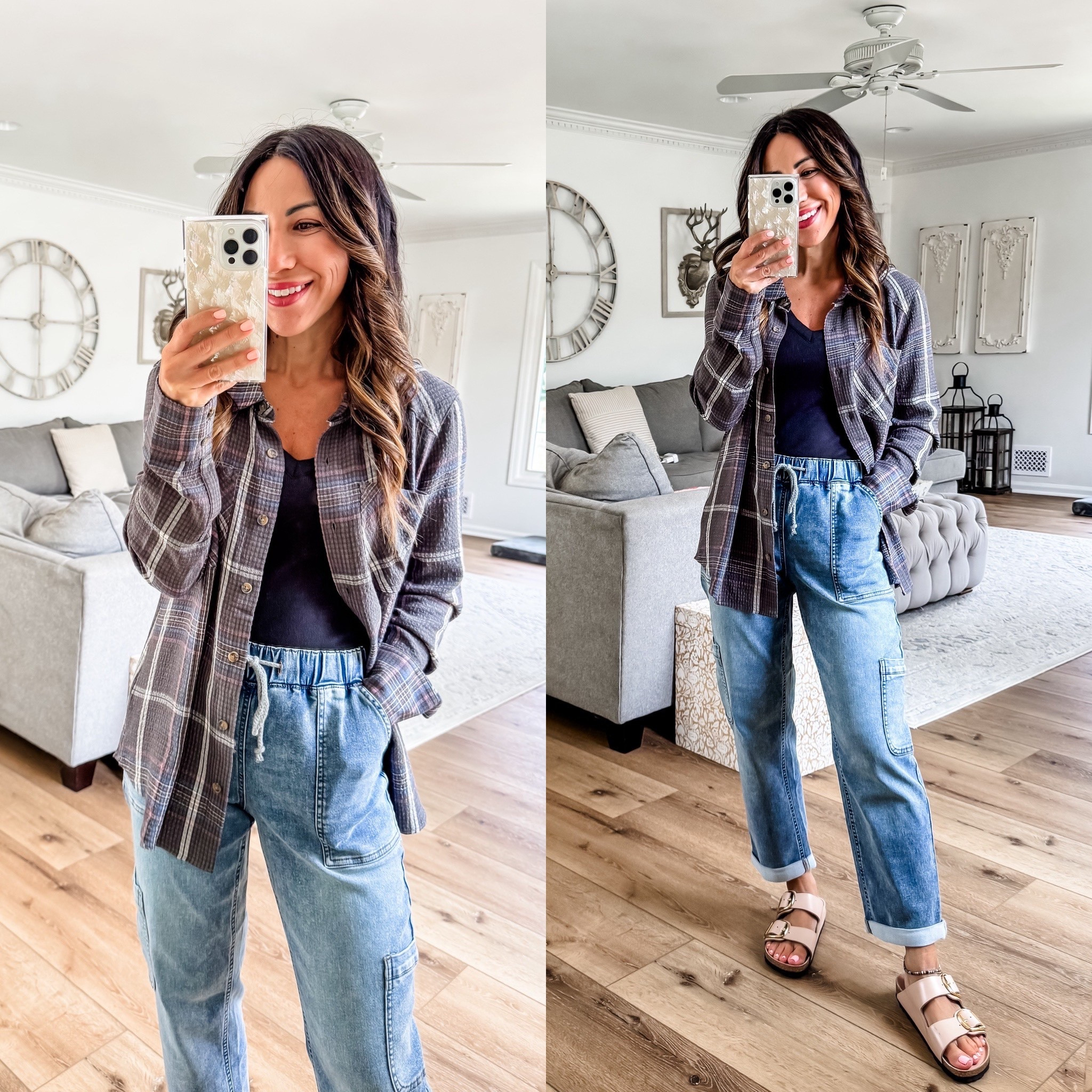 Small flannel shirt. Xs short drawstring jeans. Maurices, Maurice’s

#LTKFindsUnder50 #LTKOver40 #LTKPetite