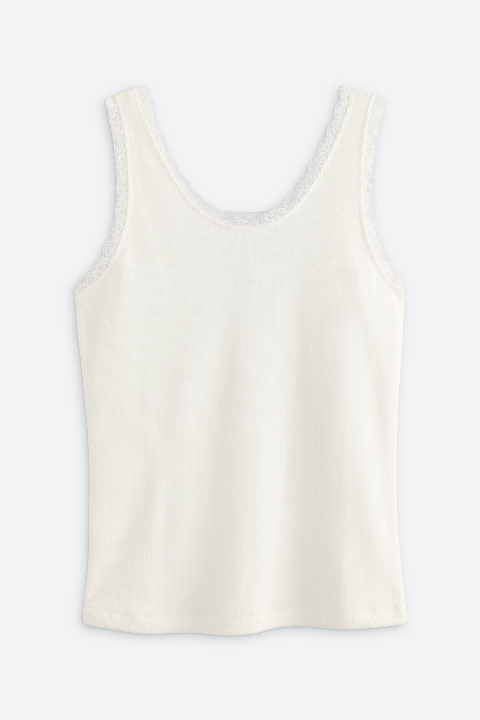 Holi Lace Trim Brushed Waffle Tank | Stitch Fix