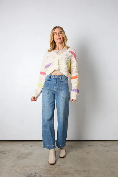 Rainbow Sprinkle Cardigan | Vestique