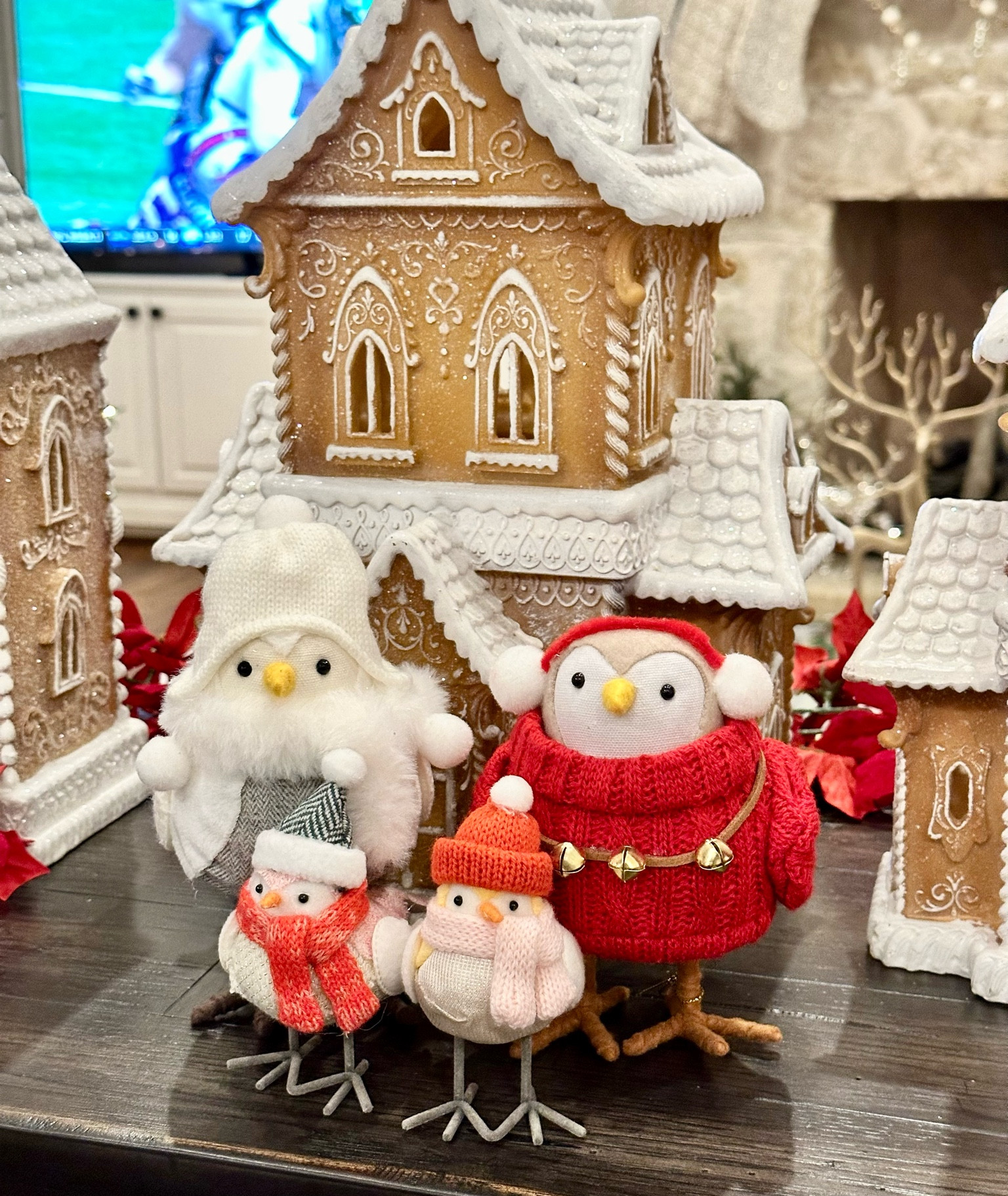 How cute are these little birds! I love their little outfits and how cozy they all look! 

#target #decor #homedecor #christmas #christmasdecor #cybersale 

#LTKsalealert #LTKHoliday #LTKhome