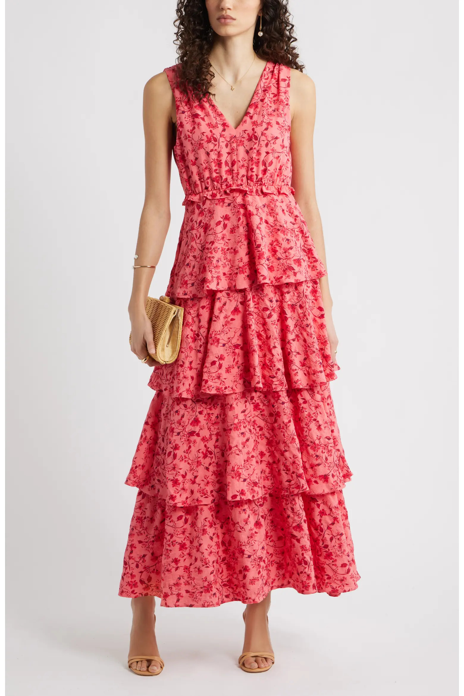 Floral Tiered Maxi Dress (Women) | Nordstrom | Nordstrom