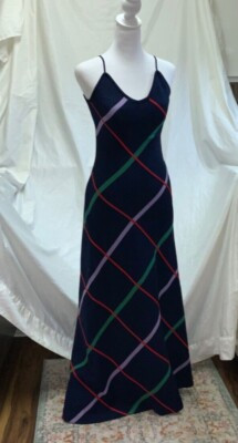 Vintage 70s Italy,  Carissa  Bright Colorful Striped stretch Dress and Bolero  | eBay | eBay US