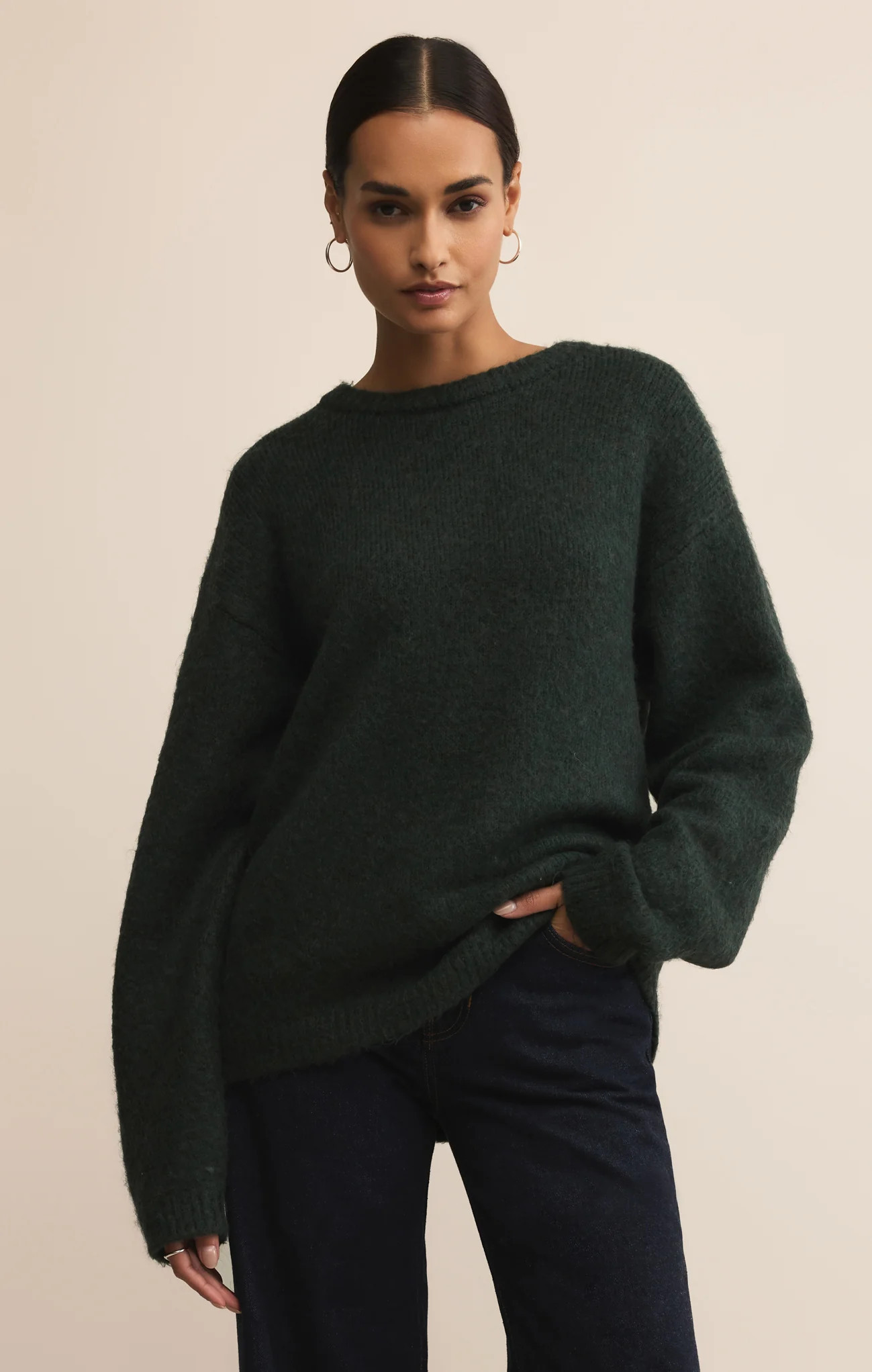 Z SUPPLY Women's Snowed In Sweater, Garland Green, Extra Small | Z Supply